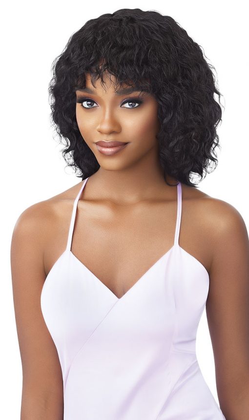 OUTRE - MY TRESSES 100% HUMAN HAIR WIG (NATURAL CURLY BOB)